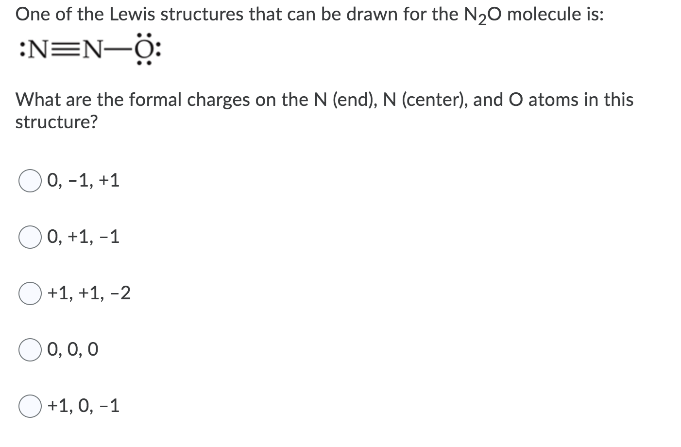 Solved One of the Lewis structures that can be drawn for the