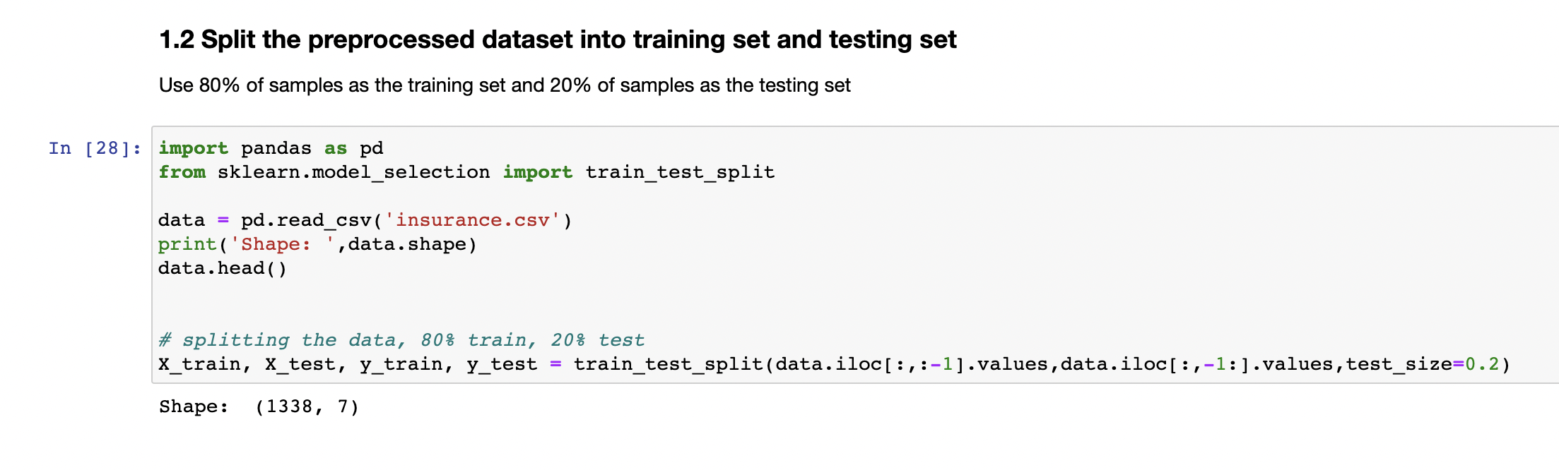 Solved Following the given example, build a linear | Chegg.com