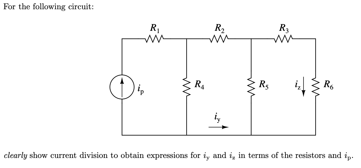 Solved For The Following Circuit: Ri W R2 W M R3 W Min R4 R5 | Chegg.com