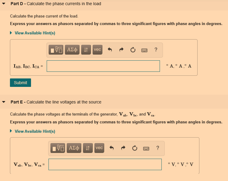Solved Learning Goal: To fully analyze a balanced, | Chegg.com