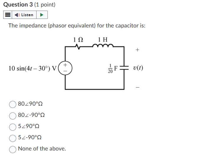 Solved code class="asciimath">Question 3 (1 ﻿point) ﻿The
