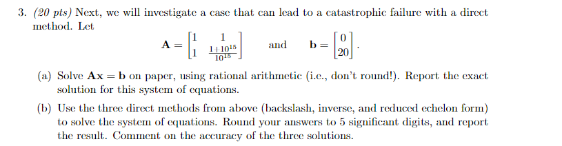 Solved HELP MATLAB CODE FOR MATRIX MATH Solve The Following | Chegg.com