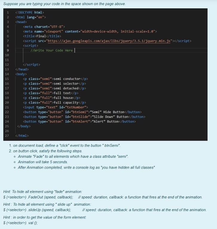 Solved 3 Suppose you are typing your code in the space shown | Chegg.com