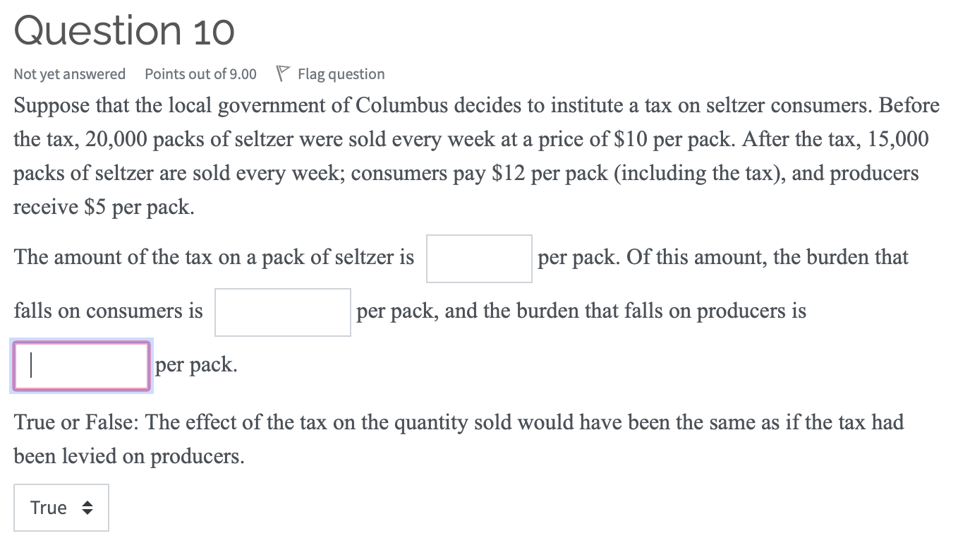 Solved Not yet answered Points out of 9.00∇ Flag question