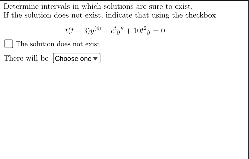 Solved Determine Intervals In Which Solutions Are Sure To