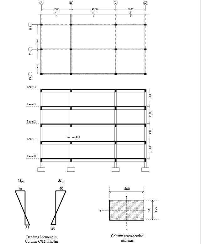 Solved The Part Floor Plan And The Transverse Section Of A 