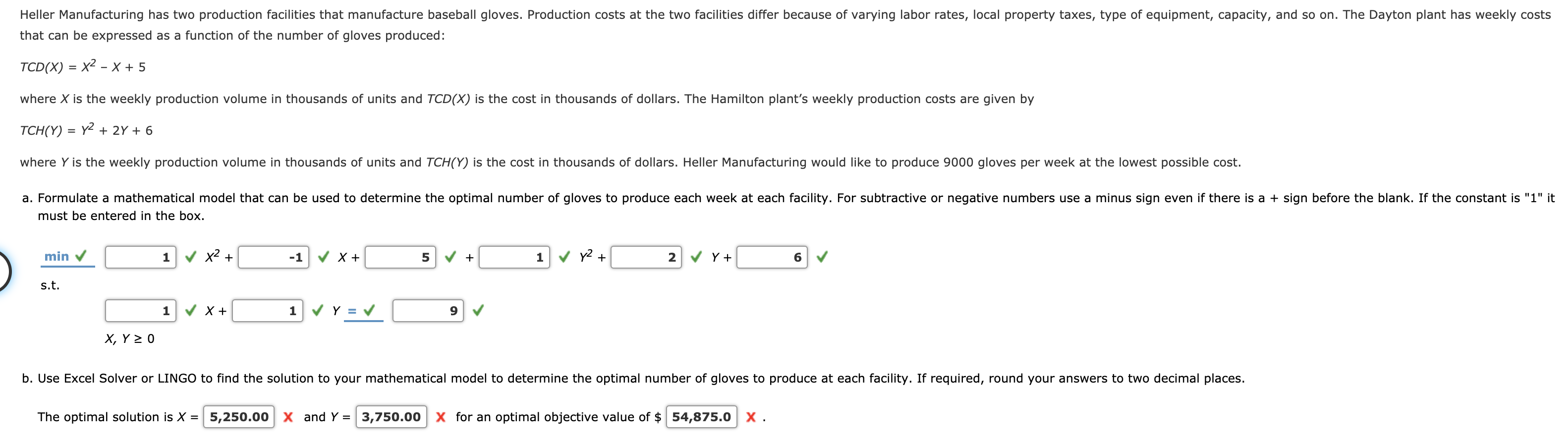 Solved Heller Manufacturing has two production facilities