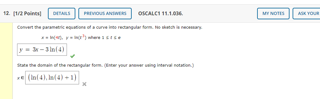 Solved I just need help with the second part of these two | Chegg.com