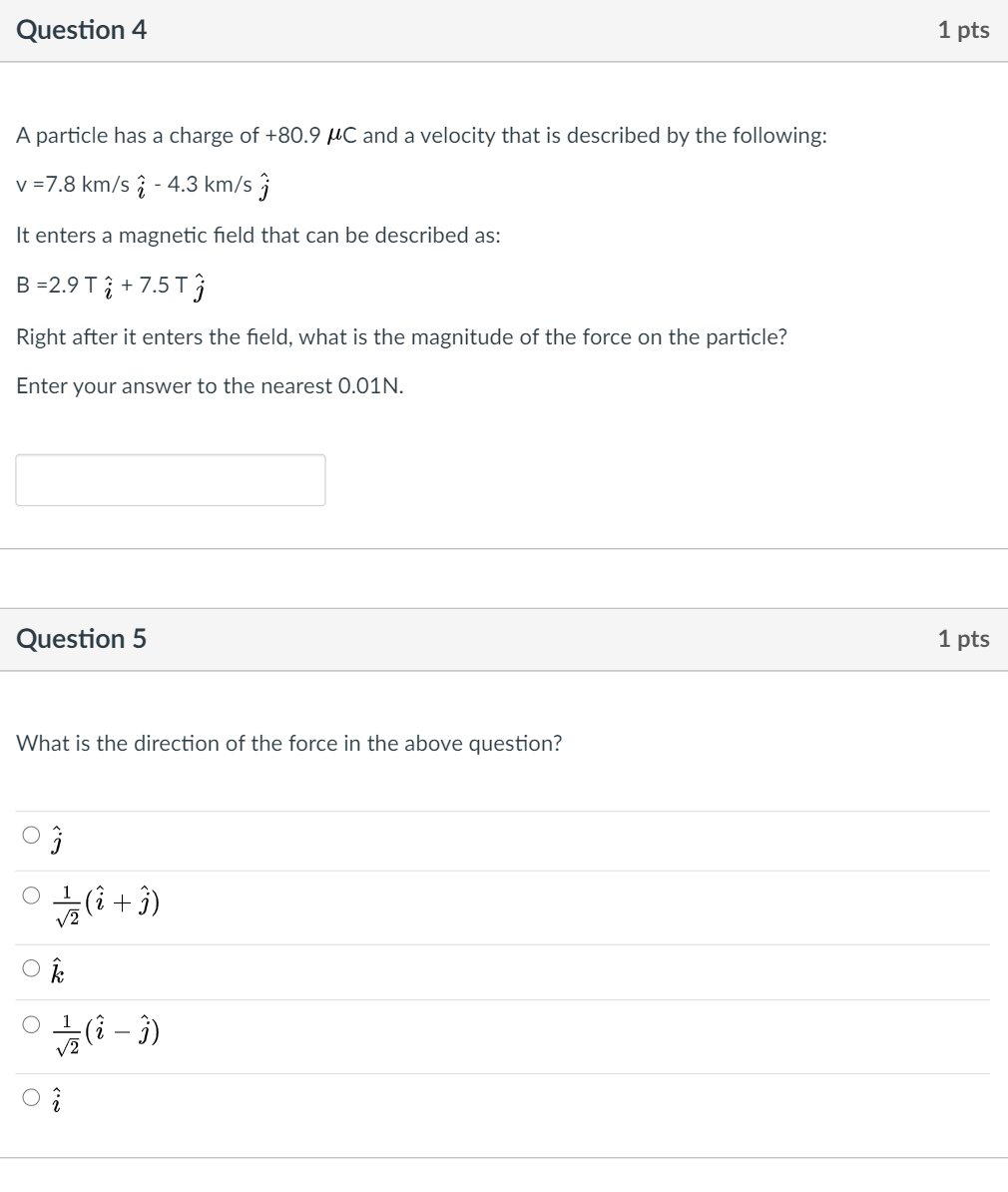 Solved Question 1 1 Pts You Observe A Negatively Charged Chegg Com