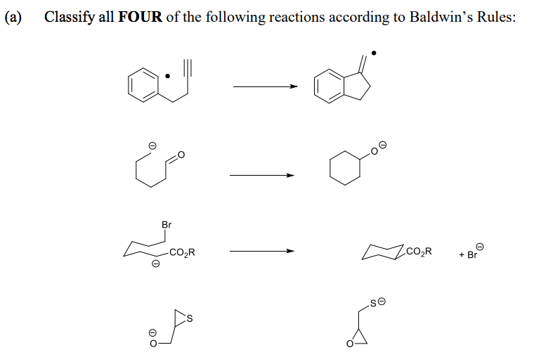 Solved (a) Classify all FOUR of the following reactions | Chegg.com