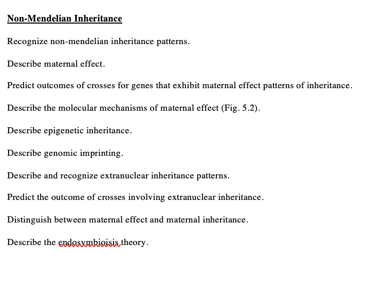 Solved Non-Mendelian Inheritance Recognize Non-mendelian | Chegg.com