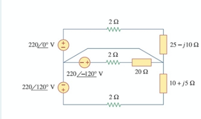 Solved Calculate the current flowing through the neutral | Chegg.com