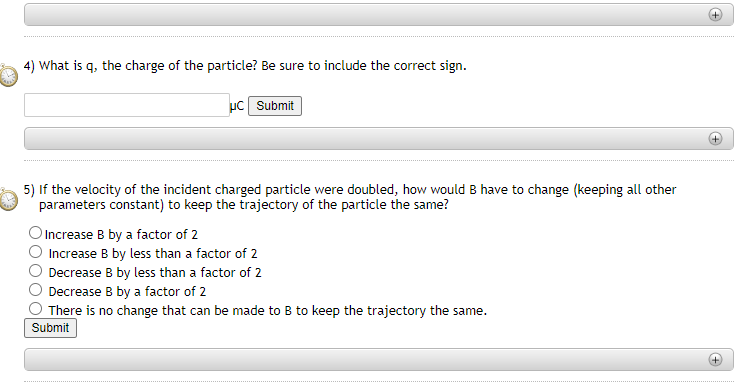 Solved Motion In A Magnetic Field 1 1 2 3 4 5 6 A Charged Chegg Com