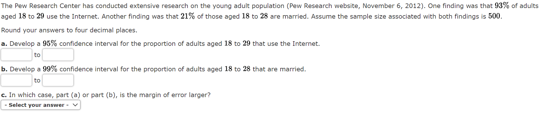 pew research center writing survey questions