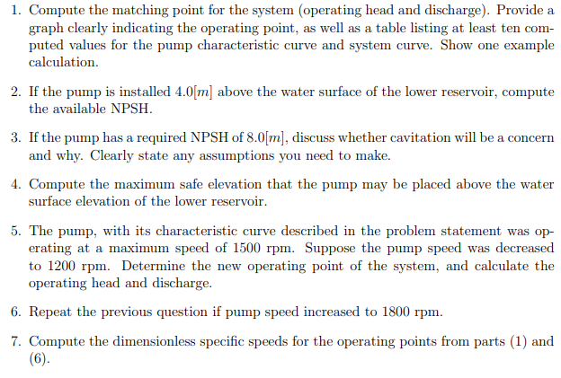 Solved Problem 2 (50 points) A pump delivers water at 5°C | Chegg.com