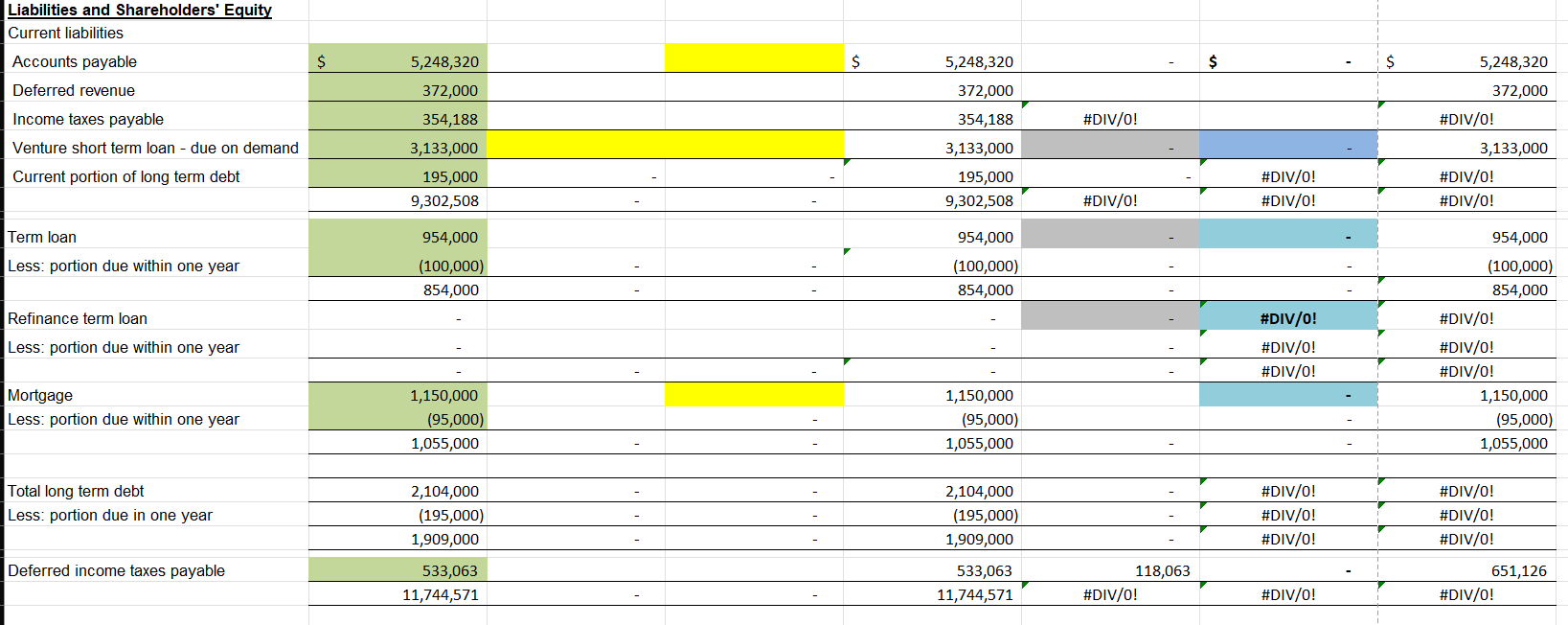 2 a Project Financials - this file Develop Combined | Chegg.com