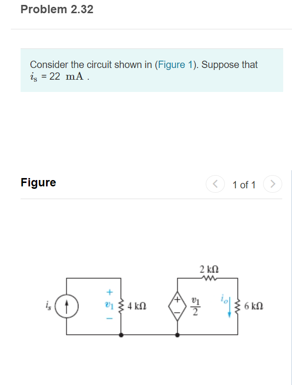 Solved Problem 2.32 Consider The Circuit Shown In (Figure | Chegg.com