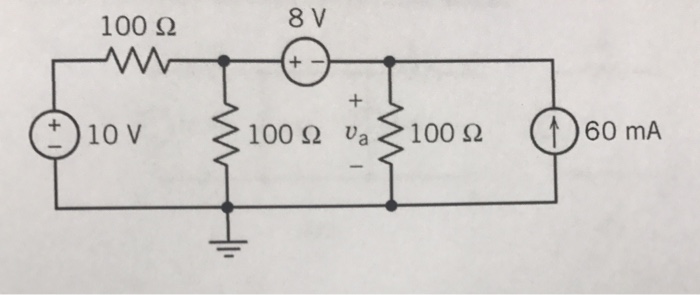 Solved Using source transformation, find the value of the | Chegg.com