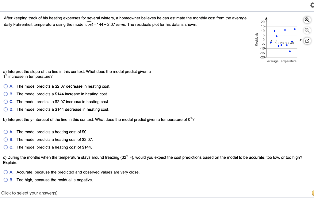 Solved After keeping track of his heating expenses for | Chegg.com