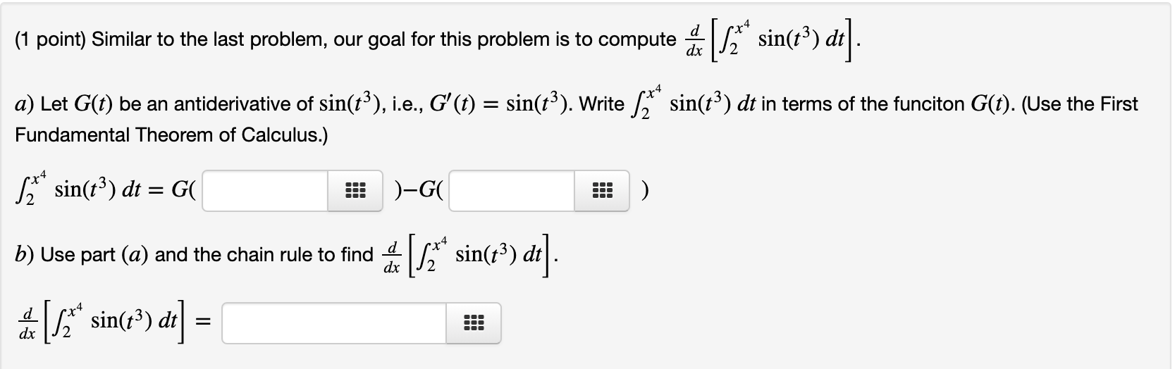 1 Point Our Goal For This Problem Is To Compute As Chegg Com