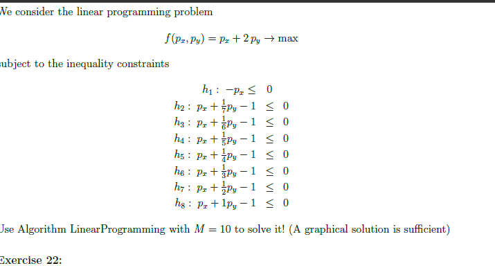 Solved Ve consider the linear programming problem | Chegg.com