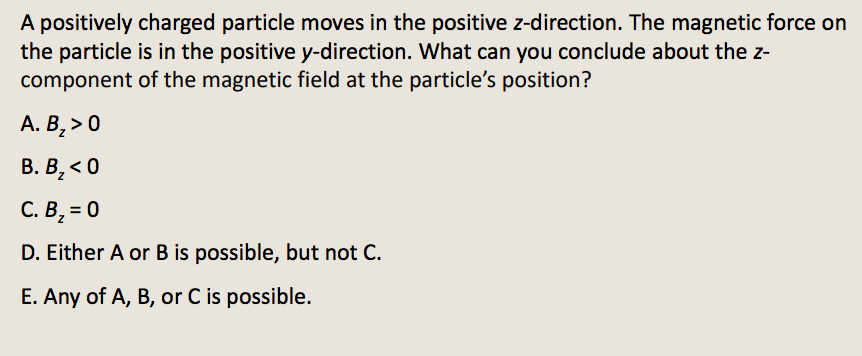 Solved A positively charged particle moves in the positive | Chegg.com