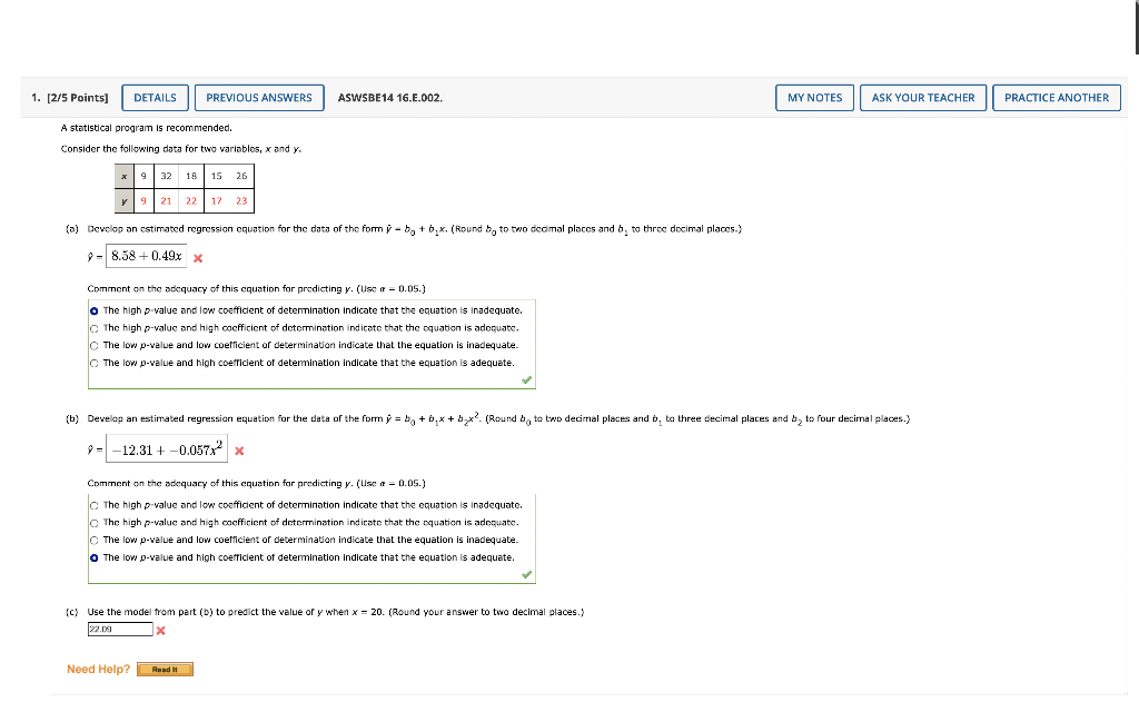 Solved A statistical program is recommended. Consider the | Chegg.com