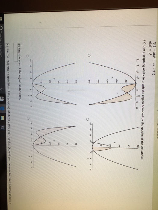 Solved Use a graphing utility to graph the region bounded by | Chegg.com