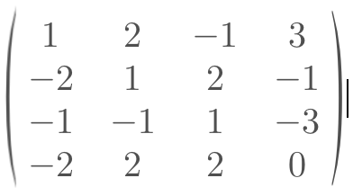 Solved 2 -1 1 2 1 2 1 -2 -1 -1 -2 2 3 −1 -3 0 | Chegg.com