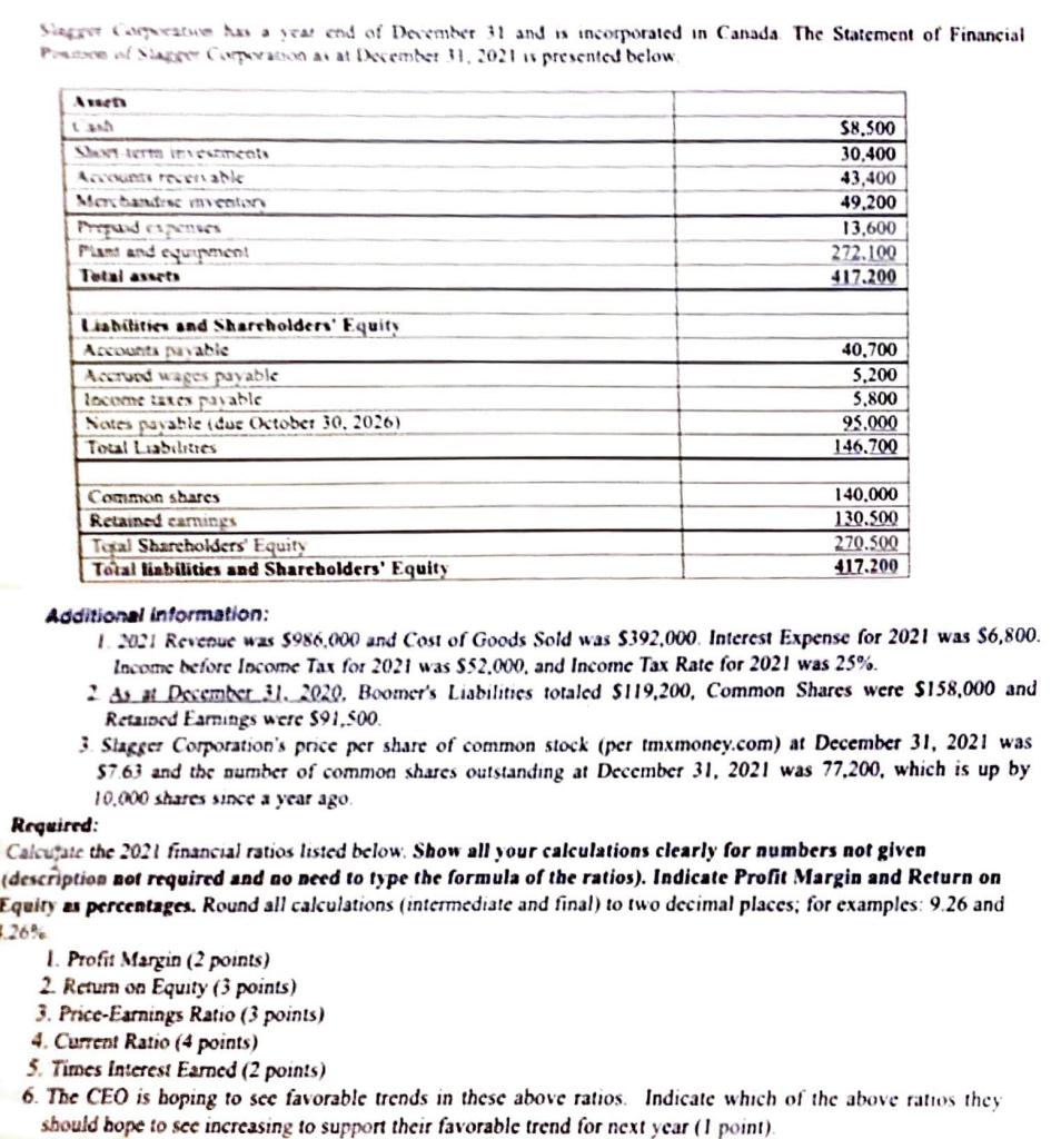 Solved Secret Cestue a year end of December 11 and Chegg com
