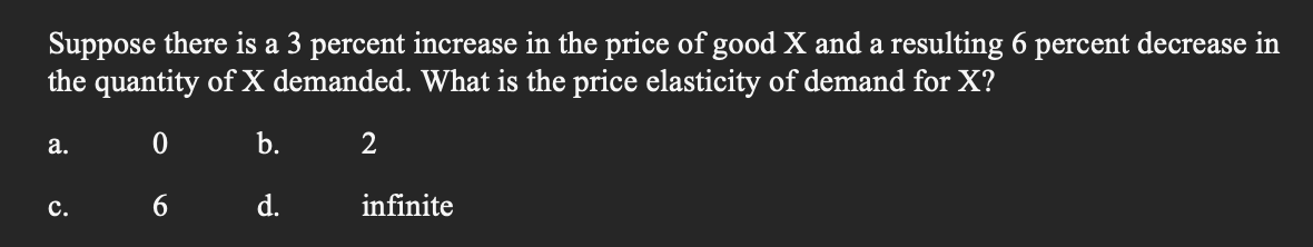 Solved Suppose there is a 3 percent increase in the price of | Chegg.com