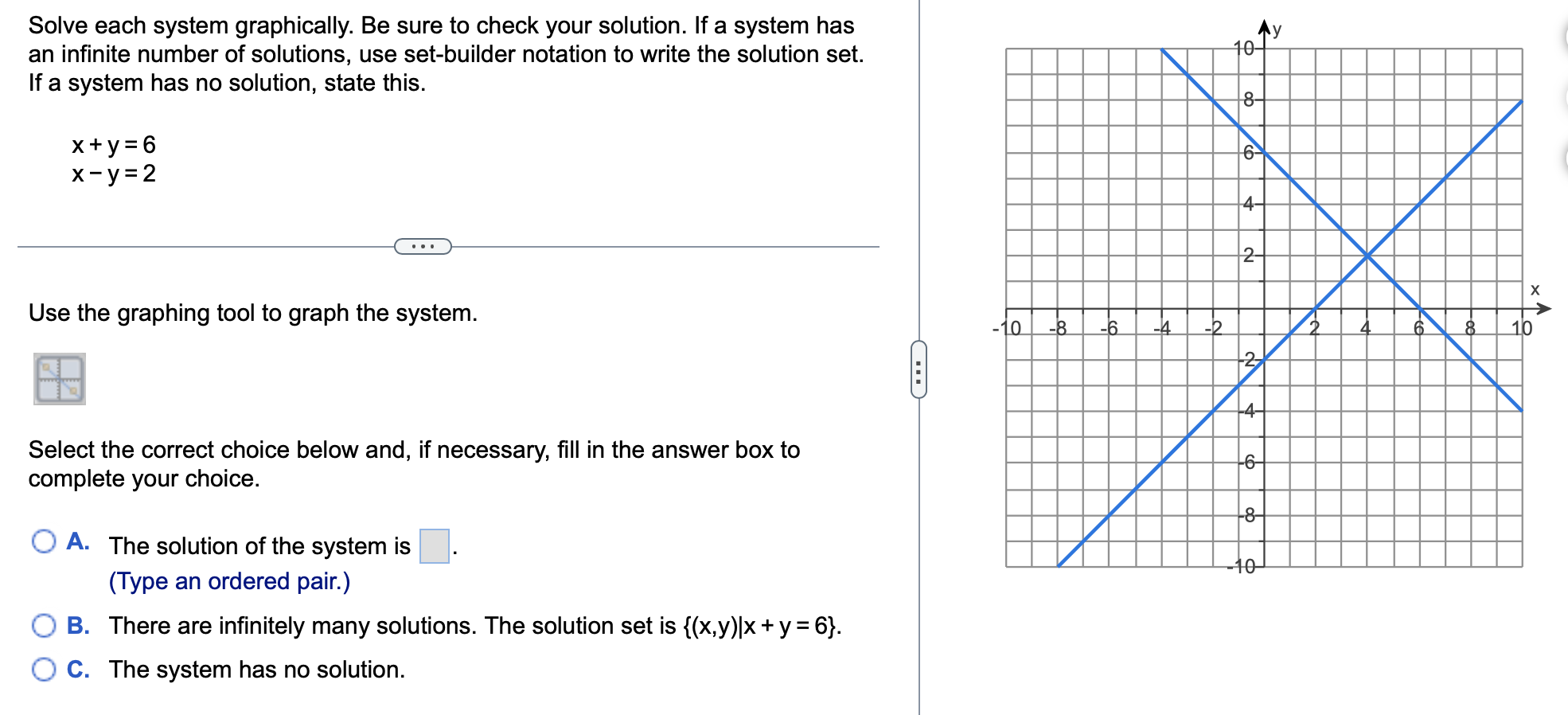 solved-solve-each-system-graphically-be-sure-to-check-your-chegg