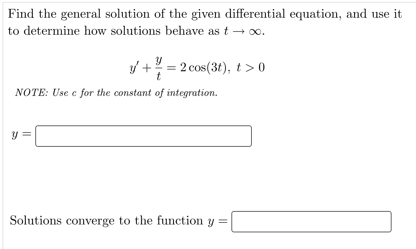 Solved Find the general solution of the given differential | Chegg.com