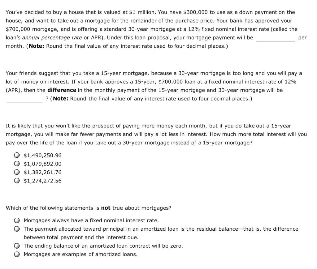 How much is a down sales payment on a 300 000 house