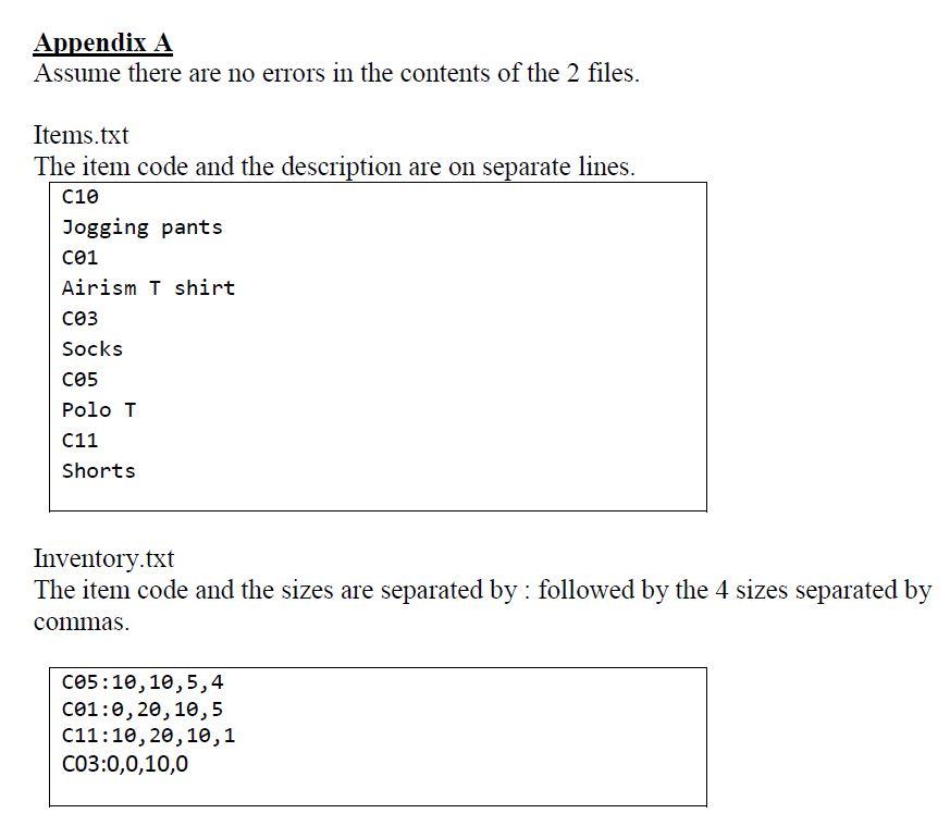 Solved Question 4 (25 marks) A clothing store maintains | Chegg.com