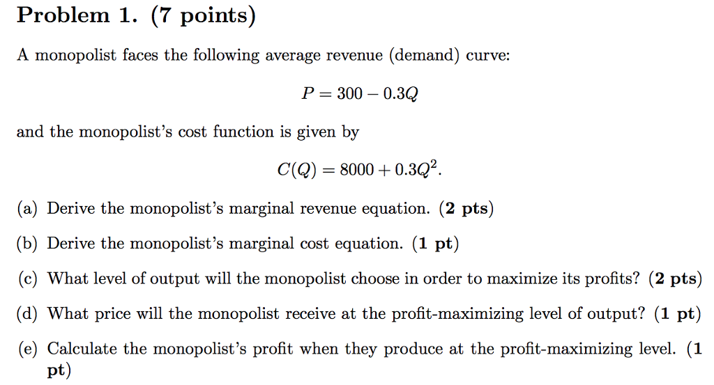 revenue-function-from-demand-equation-revneus