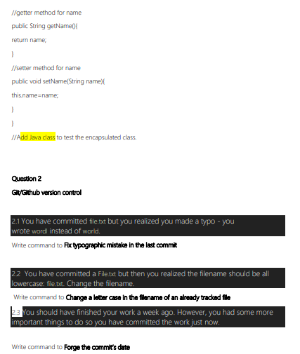 Solved Please Answer Question 1.1 , 1.2 , 1.3 Question 2.1 | Chegg.com