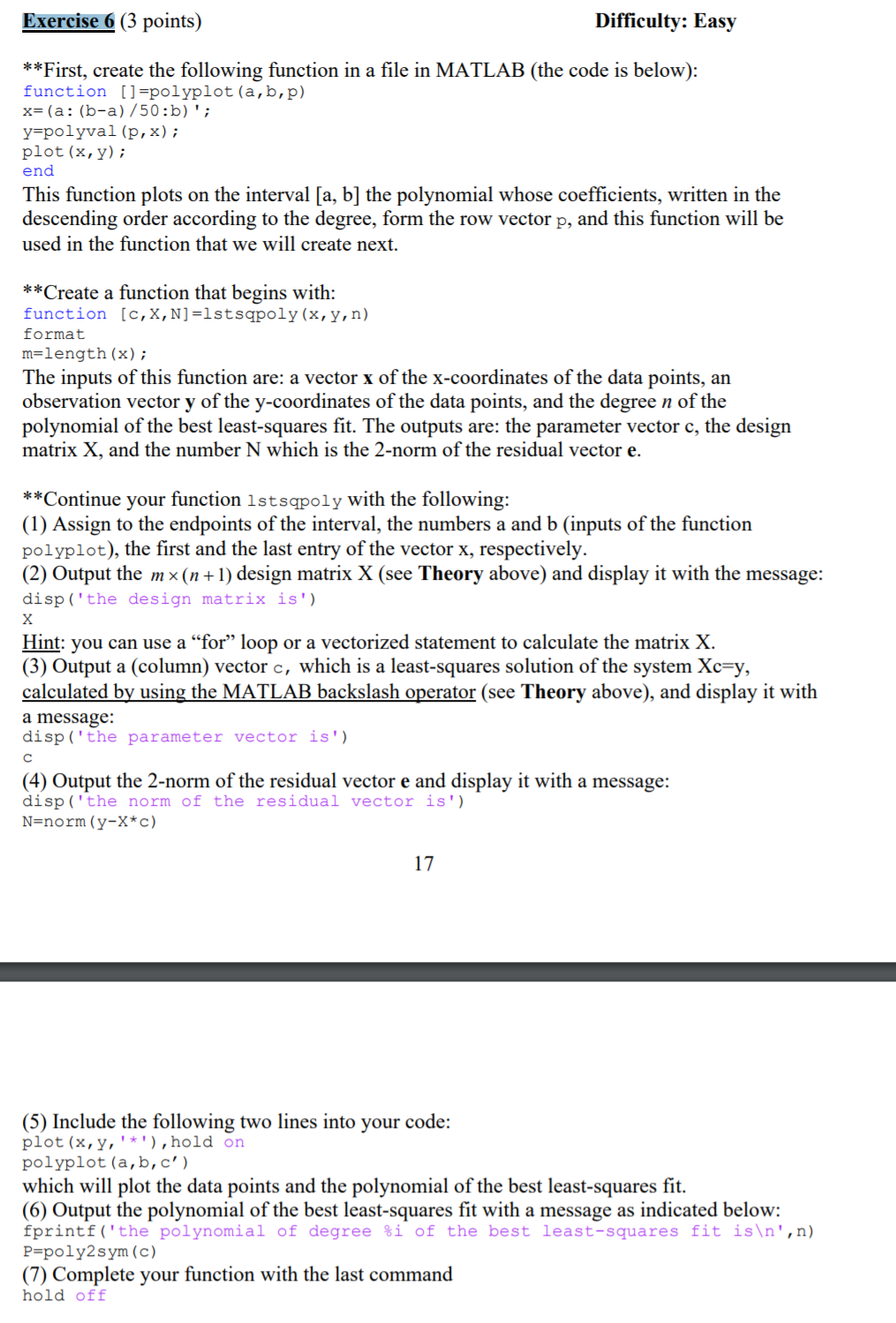 Solved Part V. Applications In this part of the project, you | Chegg.com