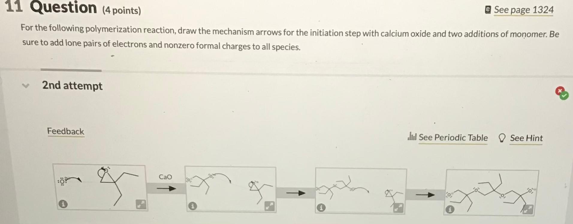 Solved 10 Question (1 point) See page 1309 Draw the product | Chegg.com