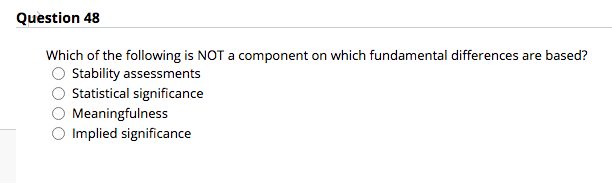 Solved Question 48 Which of the following is NOT a component | Chegg.com