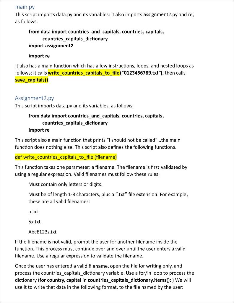 Solved data.py This script has a main function that prints | Chegg.com