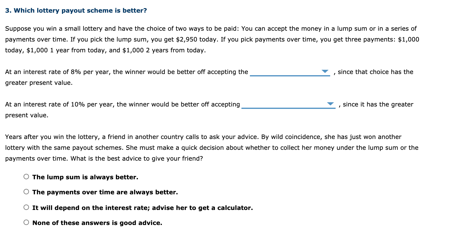 lotto lump sum payout calculator