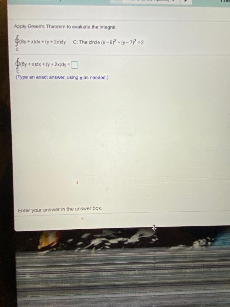Solved Apply Green s Theorem To Evaluate The Chegg