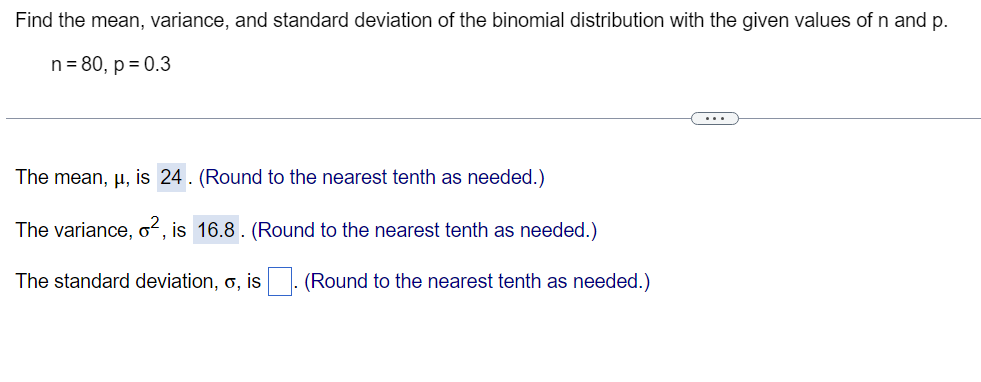 Solved Find The Mean, Variance, And Standard Deviation Of | Chegg.com