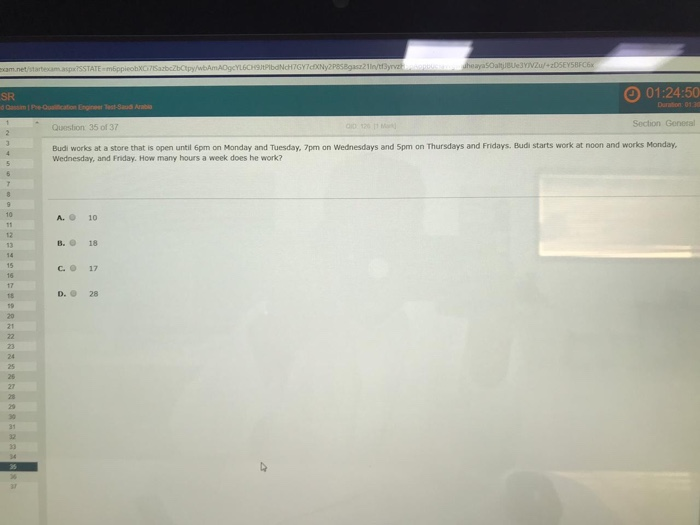 Solved 01 24 50 Sechon General Question 35 of 37 Budi works