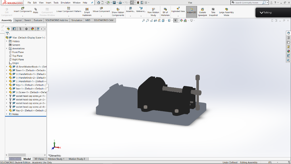 Solved Why is my solidworks shaded display not showing any | Chegg.com