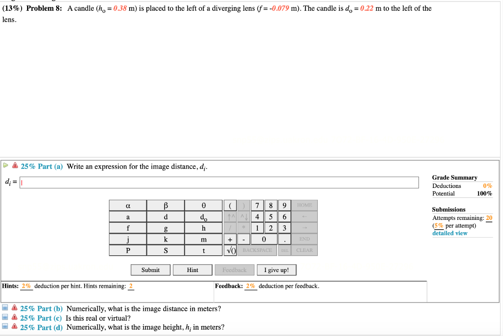 Solved answer all parts to the question. all information is | Chegg.com