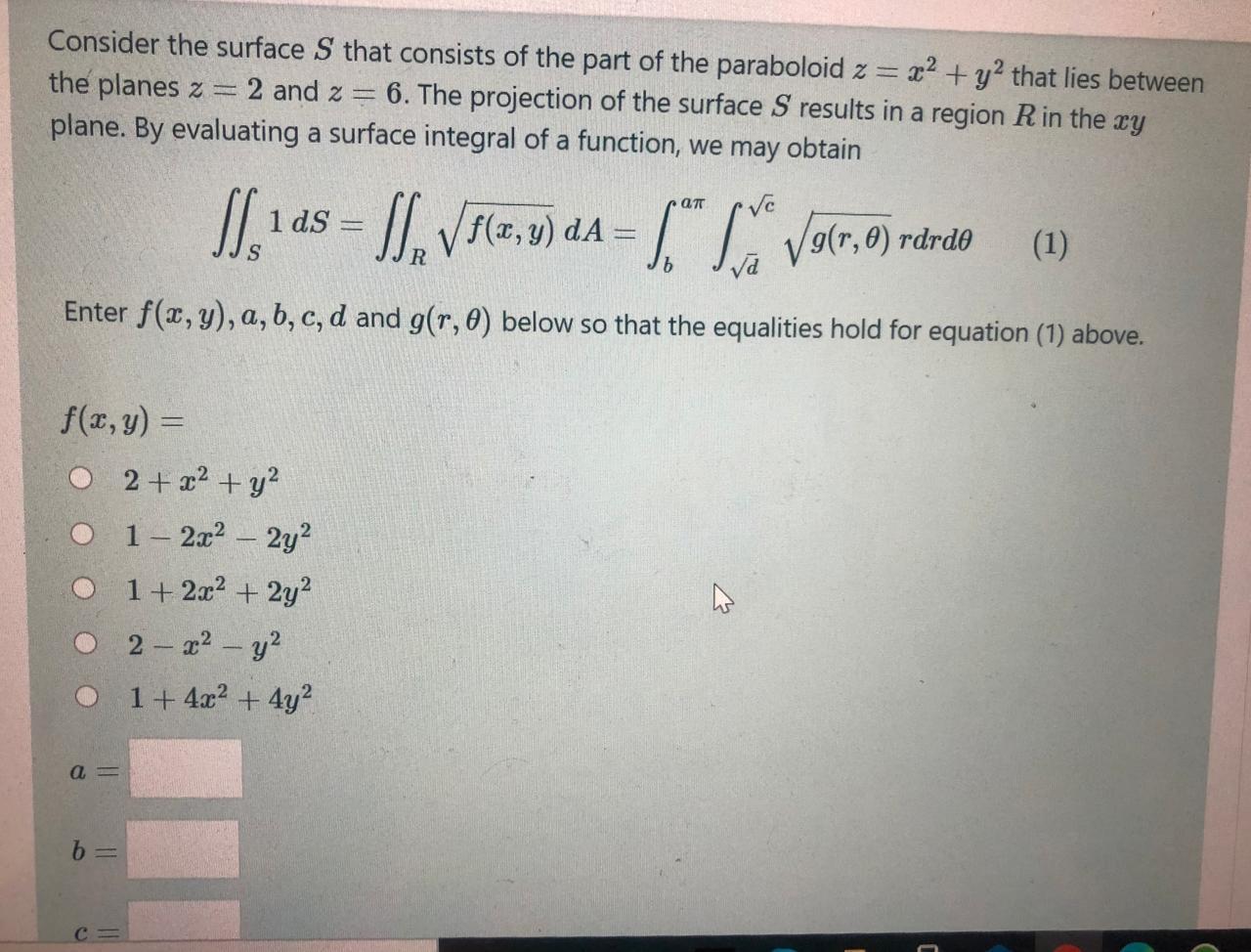 Consider The Surface S That Consists Of The Part Of Chegg Com