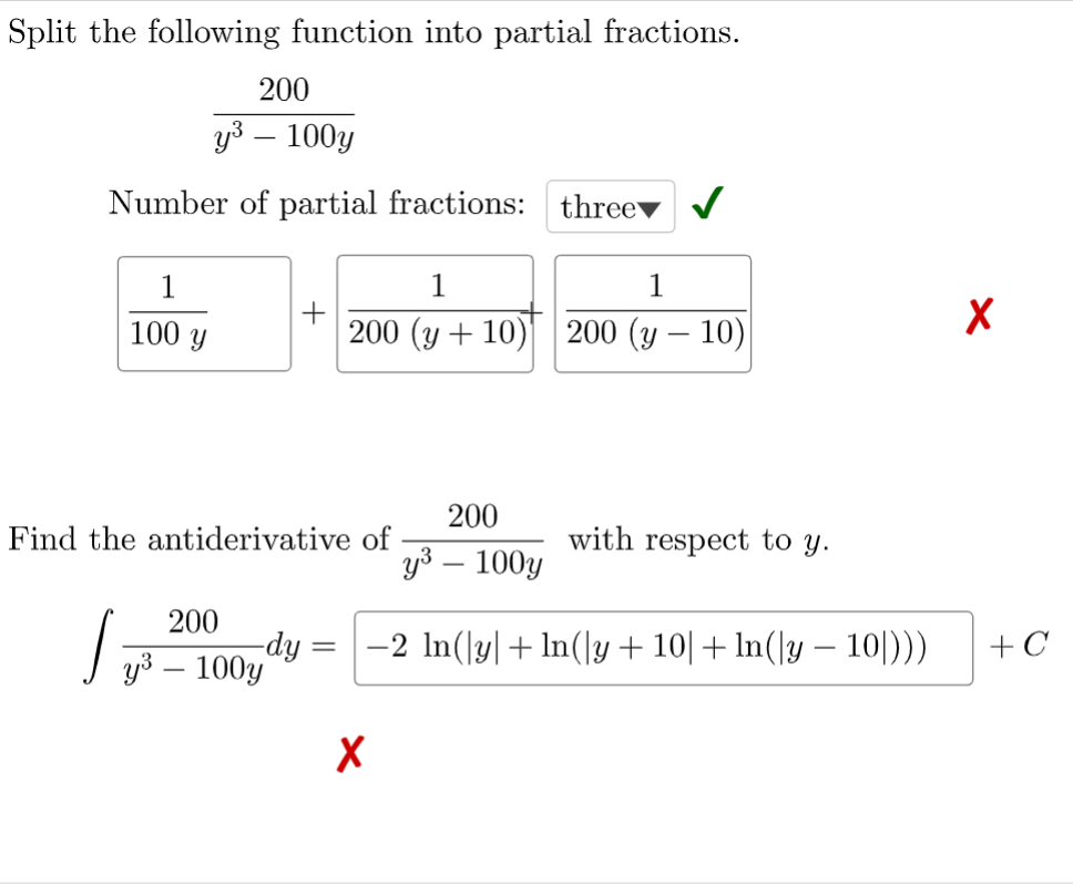 Solved Split The Following Function Into Partial Fractions. | Chegg.com