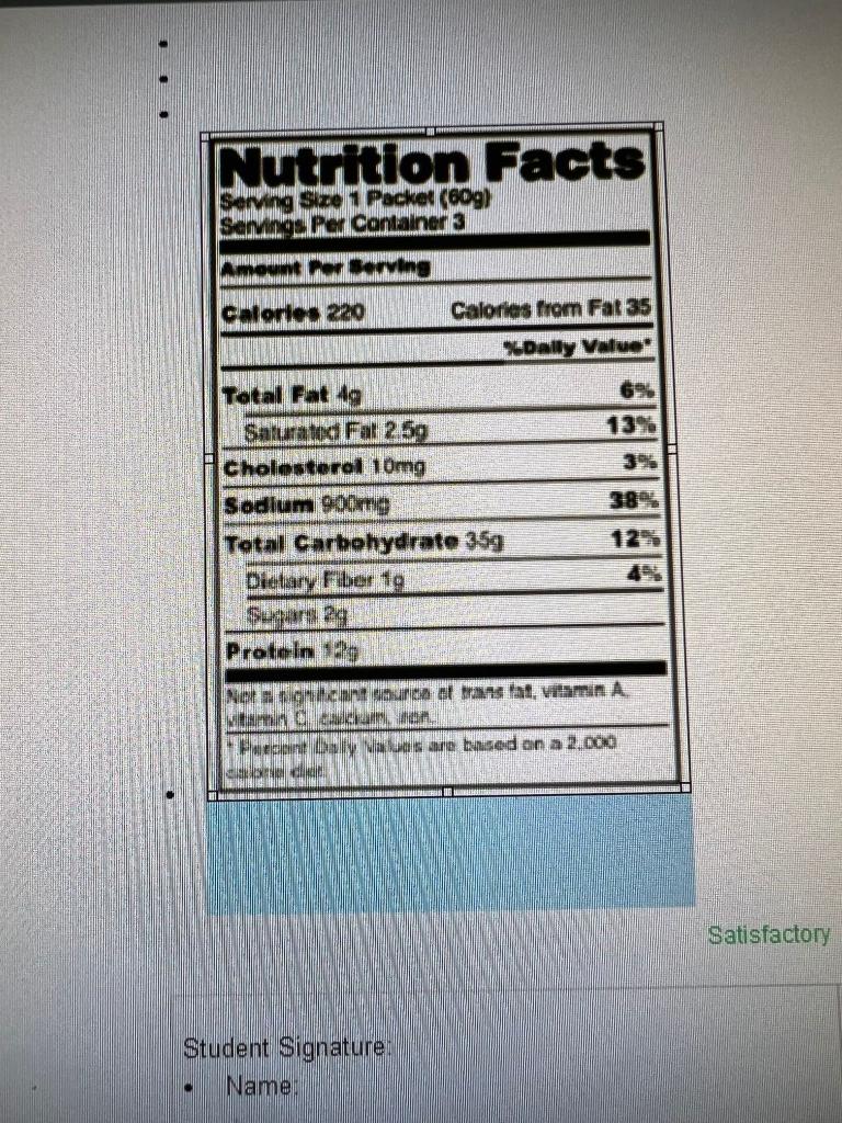 Solved What is a serving size? ⦁ The amount | Chegg.com